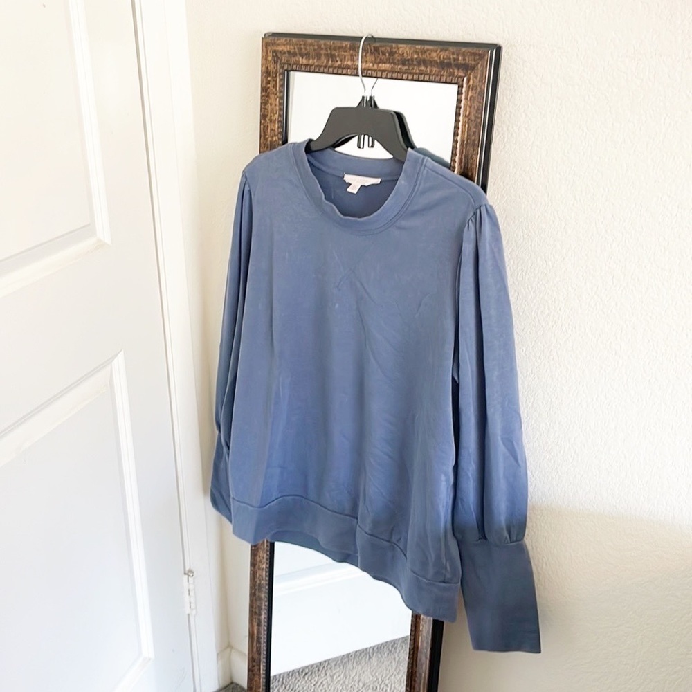 LC Lauren Conrad blue long sleeve sweater